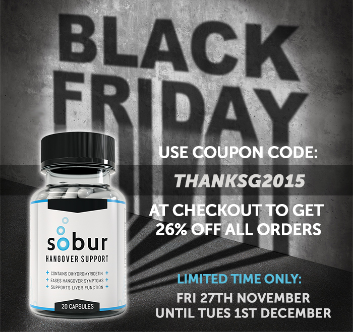 Hangover Cure Black Friday Sale 2015