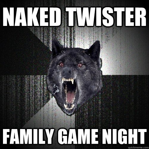 naked twister game wolf
