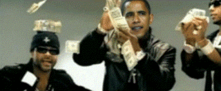Obama throwing money around