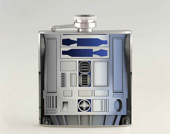 Star Wars R2D2 Whiskey Flask | Best Hip Flasks | Sobur Hangover Cure